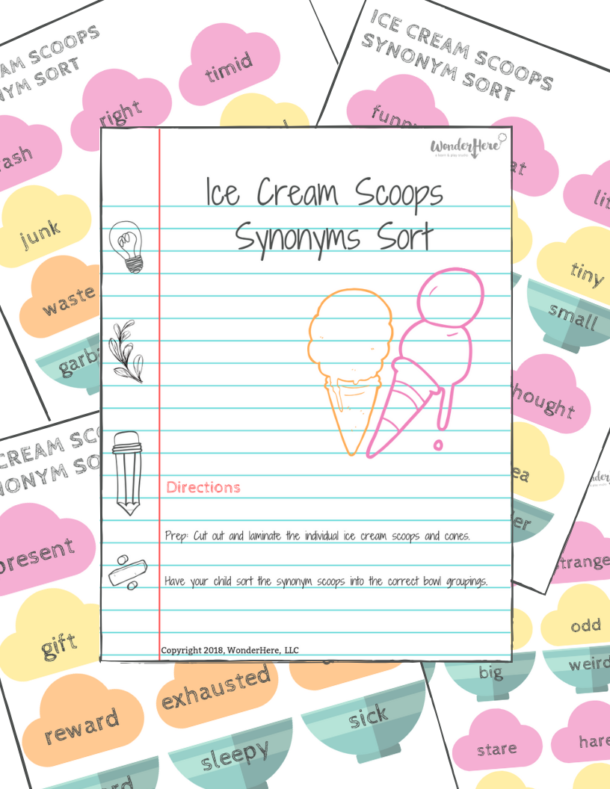 printable-ice-cream-synonym-sort-3-wonderhere