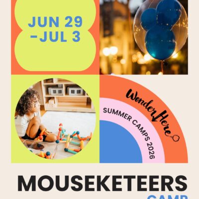 Elementary  Mousketeers Camp (Lakeland, June 29-July 3)