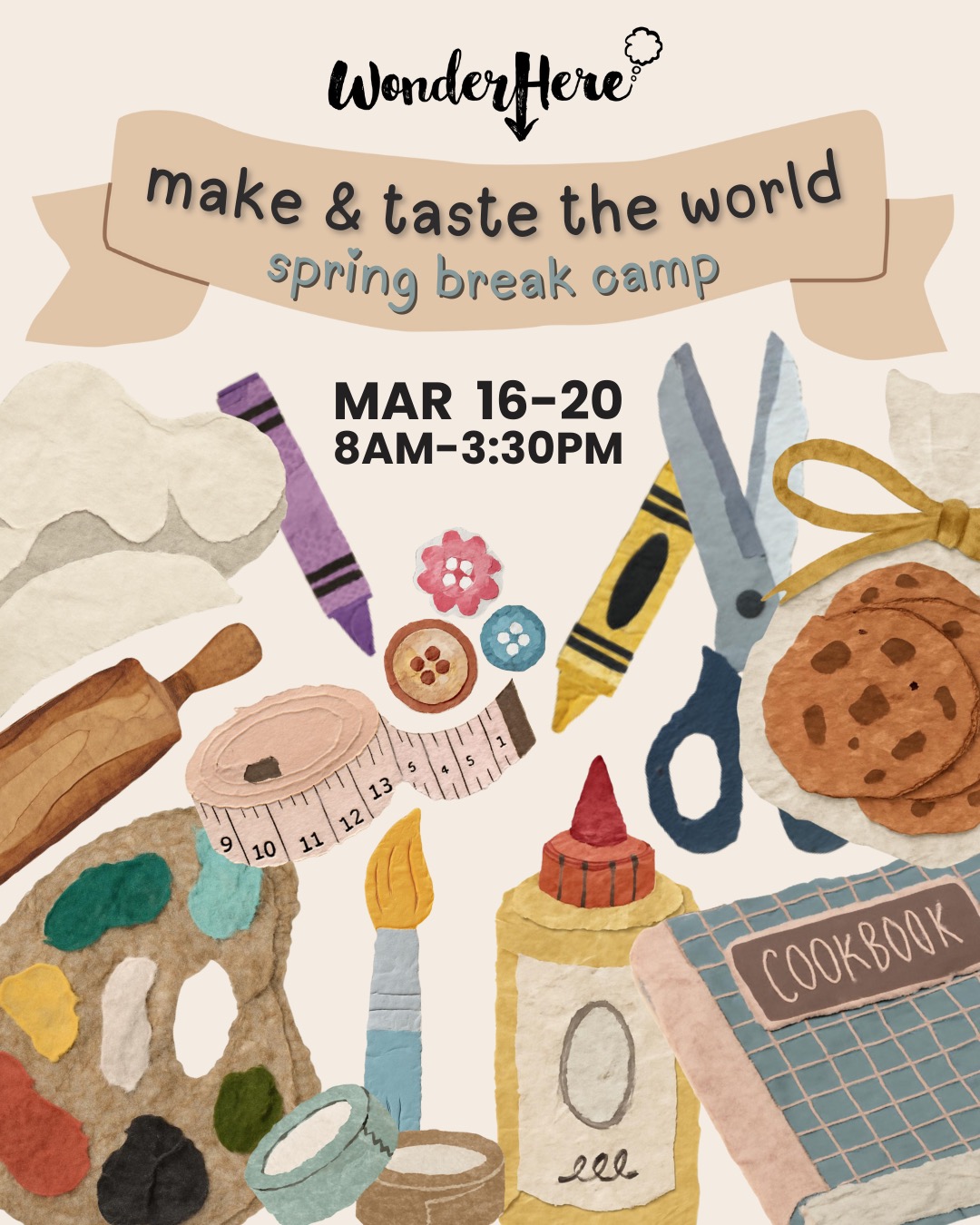 Make & Taste the World spring Break Camp Bundle (Lakeland, March 16-20)